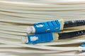 Optical Fibre Patch Cord Royalty Free Stock Photo