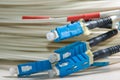 Optical Fibre Patch Cord Royalty Free Stock Photo