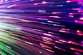 Optical fibres abstract blurred technology background Royalty Free Stock Photo