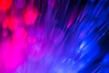 Optical fibres abstract blurred technology background Royalty Free Stock Photo