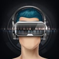 Optical head-mounted display