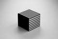 Optical Illusion Cube Royalty Free Stock Photo