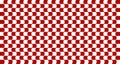 Optical illusion. Distorted chessboard