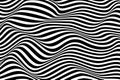 Optical illusion distorted ripple effect wave pattern Royalty Free Stock Photo