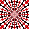 optical illusion fake spiral background