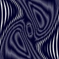 Optical illusion, moire background, abstract lined