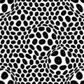 Optical illusion, seamless pattern