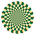 Optical illusion Spin Cycle (Vector) Royalty Free Stock Photo