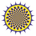 Optical illusion Spin Cycle (Vector)