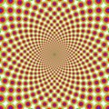 Vector Optical illusion Spin Cycle background
