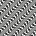 Optical Illusion, Vector Seamless Pattern. Royalty Free Stock Photo