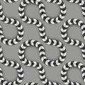 Optical Illusion, Vector Seamless Pattern. Some Royalty Free Stock Photo