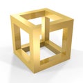 Optical illustion cube