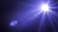 Optical Lens flare effect over black background Overlay light effect Royalty Free Stock Photo