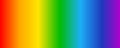 Optical light spectrum. Rainbow gradient background. Electromagnetic visible color spectrum for human eye. Color scheme