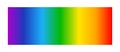 Optical light spectrum. Rainbow gradient background. Electromagnetic visible color spectrum for human eye. Color scheme Royalty Free Stock Photo