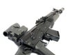 Optical sight on Kalashnikov machine gun