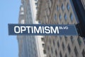 Optimism boulevard Royalty Free Stock Photo