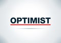 Optimist Abstract Flat Background Design Illustration Royalty Free Stock Photo