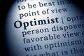 Definition of the word optimist