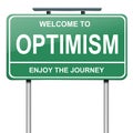 Optimistic concept. Royalty Free Stock Photo