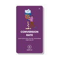optimization conversion rate vector Royalty Free Stock Photo