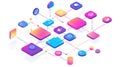 optimization loading workflow diagram Royalty Free Stock Photo