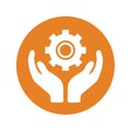 Optimization, performance icon / vector design