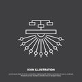 optimization, site, site, structure, Web Icon. Line vector symbol for UI and UX, website or mobile application Royalty Free Stock Photo