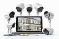 Optimize home security technology with digital cameras and learning models for advanced real-time surveillance and protection.