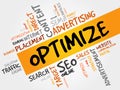 OPTIMIZE word cloud