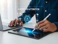 Optimizing Business Operations Through Intelligent AI Workflow Automation and Agent Technology Royalty Free Stock Photo