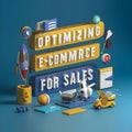 OPTIMIZING E-COMMERCE ADS FOR SALES Royalty Free Stock Photo