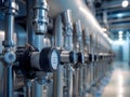 Optimizing Water Desalination Efficiency Through Advanced Industrial Equipment and Automated Systems Royalty Free Stock Photo