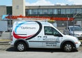 Optimum cable service truck in Brooklyn Royalty Free Stock Photo