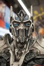 Optimus Prime Transformer Face Portrait Royalty Free Stock Photo