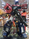 Optimus Prime Transformer toy at Hong Kong airport Royalty Free Stock Photo