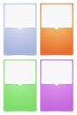 Option banners for web design Royalty Free Stock Photo