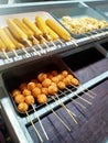option of snack being displayed on night food festival