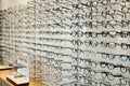Optometrist and optician shop in Poland Royalty Free Stock Photo