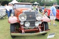 Opulent classic american car front view