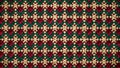 Opulent Houndstooth Velvet Mosaic A Symphony of Deep Emerald and Ruby Generative AI Royalty Free Stock Photo