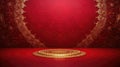 opulent luxury red background