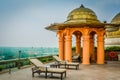 Opulent Rooftop Terrace Royalty Free Stock Photo