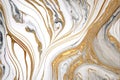 Opulent Whiteness: AI Generated Abstract Texture Photography Showcasing White Gold Intricate Pattern on Artificial Marble Royalty Free Stock Photo