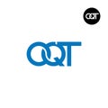 OQT Logo Letter Monogram Design Royalty Free Stock Photo