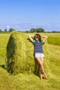 ÃÂ¡oquette girl on the sunny field.