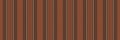 Oracery background texture textile, trim lines stripe seamless. Lontemporary pattern fabric vertical vector in orange and dark Royalty Free Stock Photo