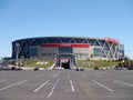 The Oracle Arena during after baseball game Royalty Free Stock Photo