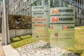 Oracle and Huawei munich Royalty Free Stock Photo